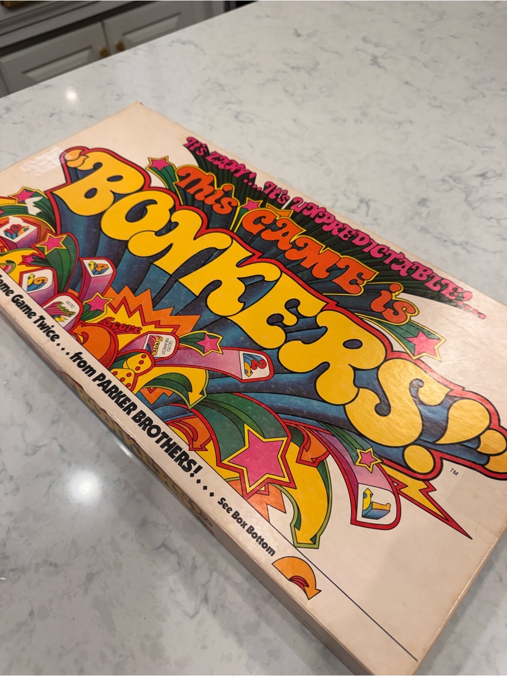 Vintage 1978 Parker Brothers BONKERS! Board Game No. 51 Retro 70s